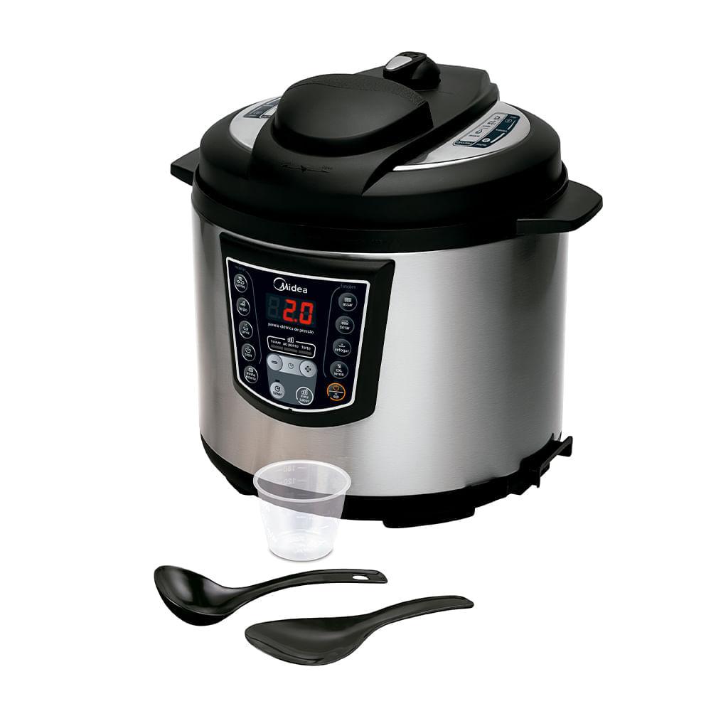 Panela de Pressão Elétrica 6 L Digital Inox Midea - 2