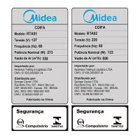 Coifa de Parede 90cm ProTouch T-Shape Midea - 8