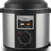 Panela de Pressão Elétrica 6 L Mecânica Inox Midea - 3