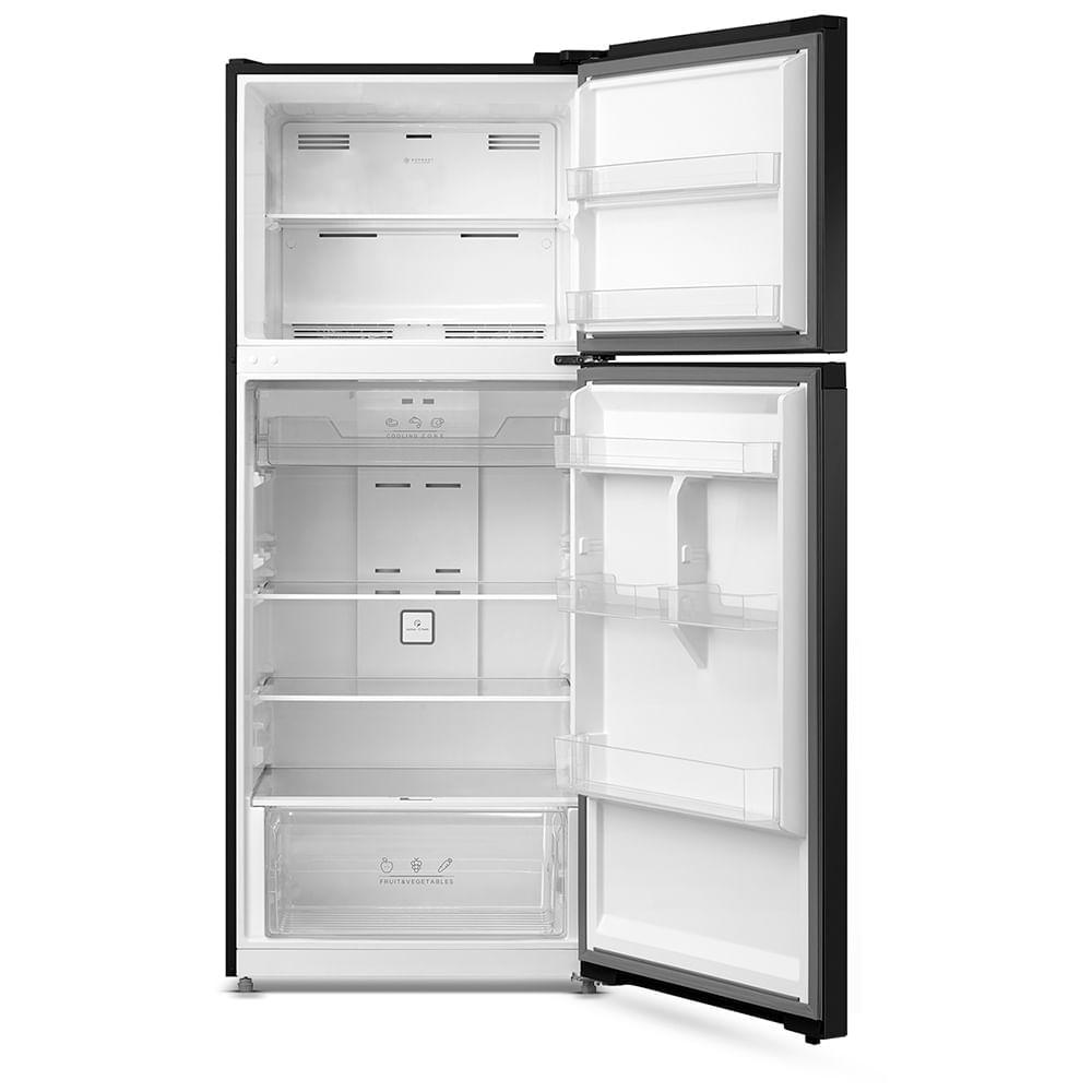 Geladeira Frost Free Duplex 411L Slim cor Black Inox Midea - 5