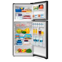 Geladeira Frost Free Duplex 411L Slim cor Black Inox Midea