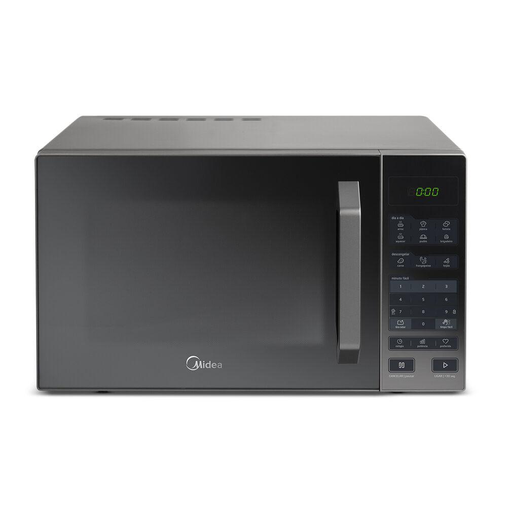 Micro-ondas 27L Prata Porta Espelhada SmartPlate Midea - 2