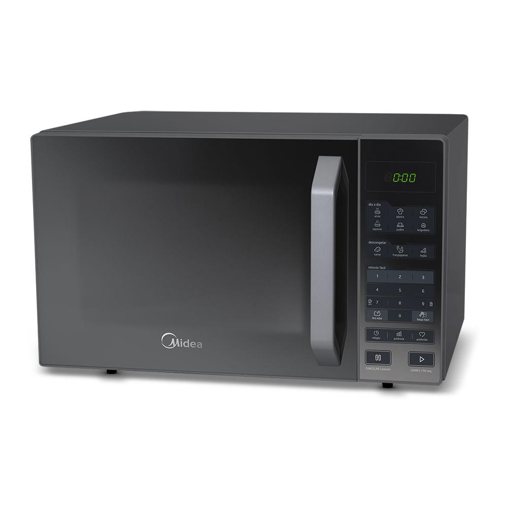 Micro-ondas 27L Prata Porta Espelhada SmartPlate Midea - 4