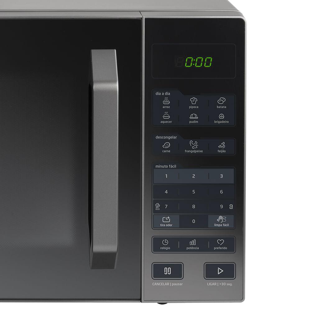 Micro-ondas 27L Prata Porta Espelhada SmartPlate Midea - 5