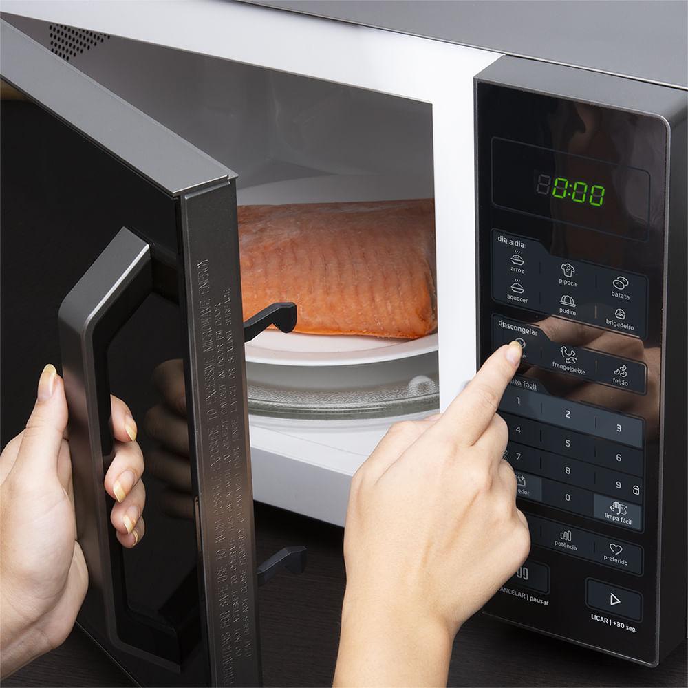 Micro-ondas 27L Prata Porta Espelhada SmartPlate Midea - 8