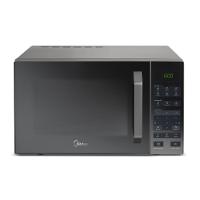 Micro-ondas 27L Prata Porta Espelhada SmartPlate Midea - 2