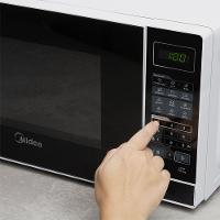 Micro-ondas 20L Branco Porta Preta Minuto Fácil Midea - 6