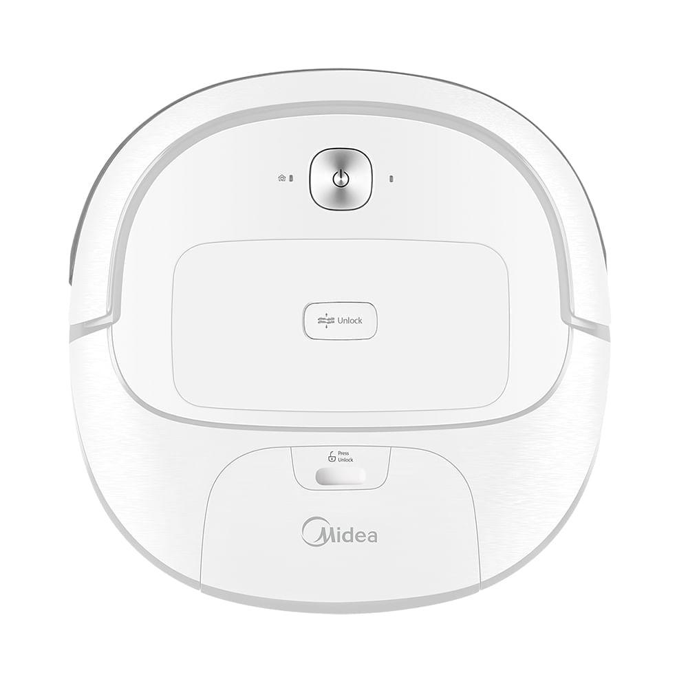 Robô Aspirador de Pó Smartmop Passa Pano Branco Midea - 1