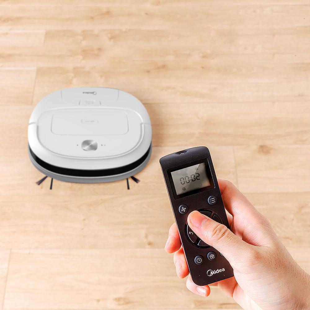 Robô Aspirador de Pó Smartmop Passa Pano Branco Midea - 9