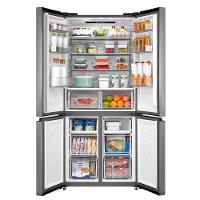 Geladeira Frost Free 4P 474L Inverter Smart cor Inox Midea