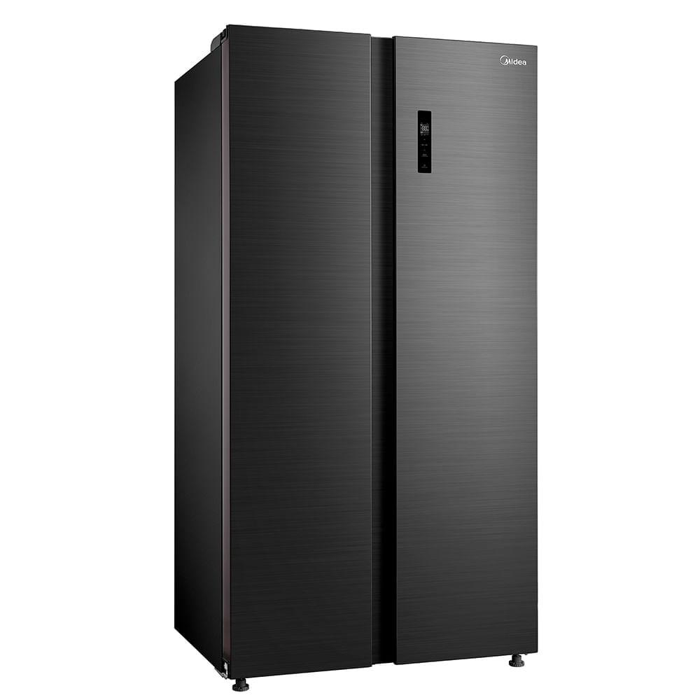 Geladeira Side by Side 511L Inverter Preta Conectada Midea - 2