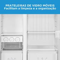 Geladeira Side by Side 511L Inverter Cor Inox Conectada Midea - 10