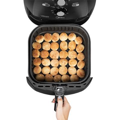 Fritadeira Air Fryer 5,3L cor Preta Midea