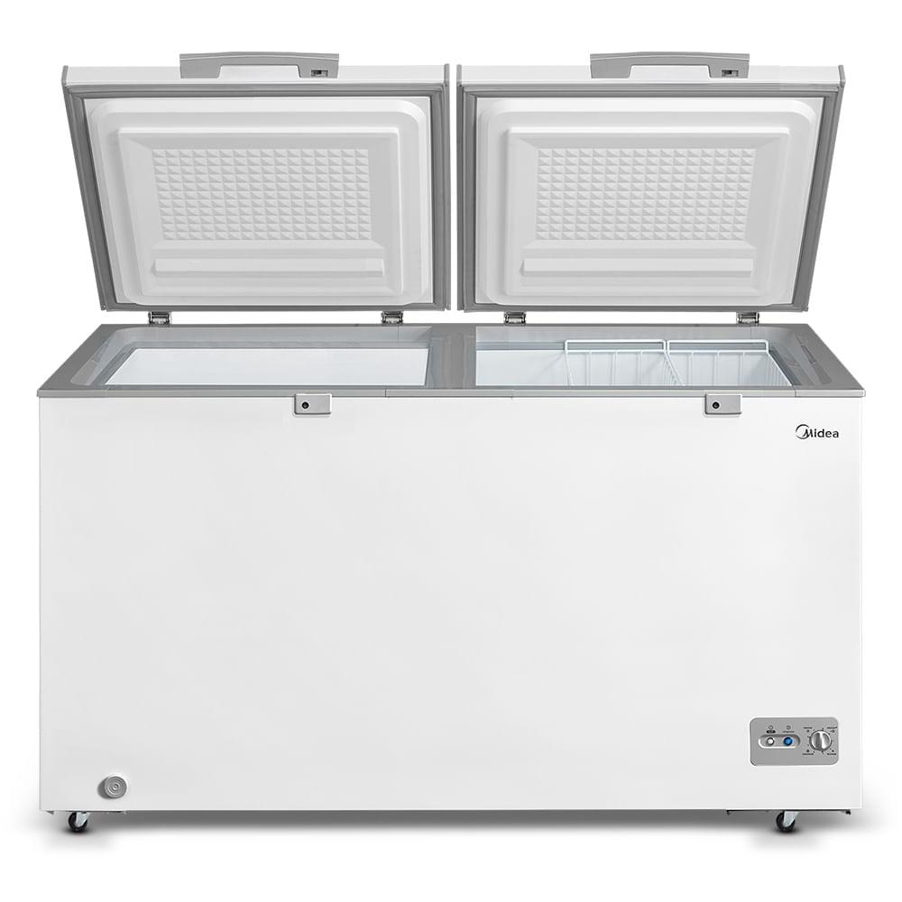 Freezer Horizontal 2 portas 362L 3 em 1 Branco Midea - 2