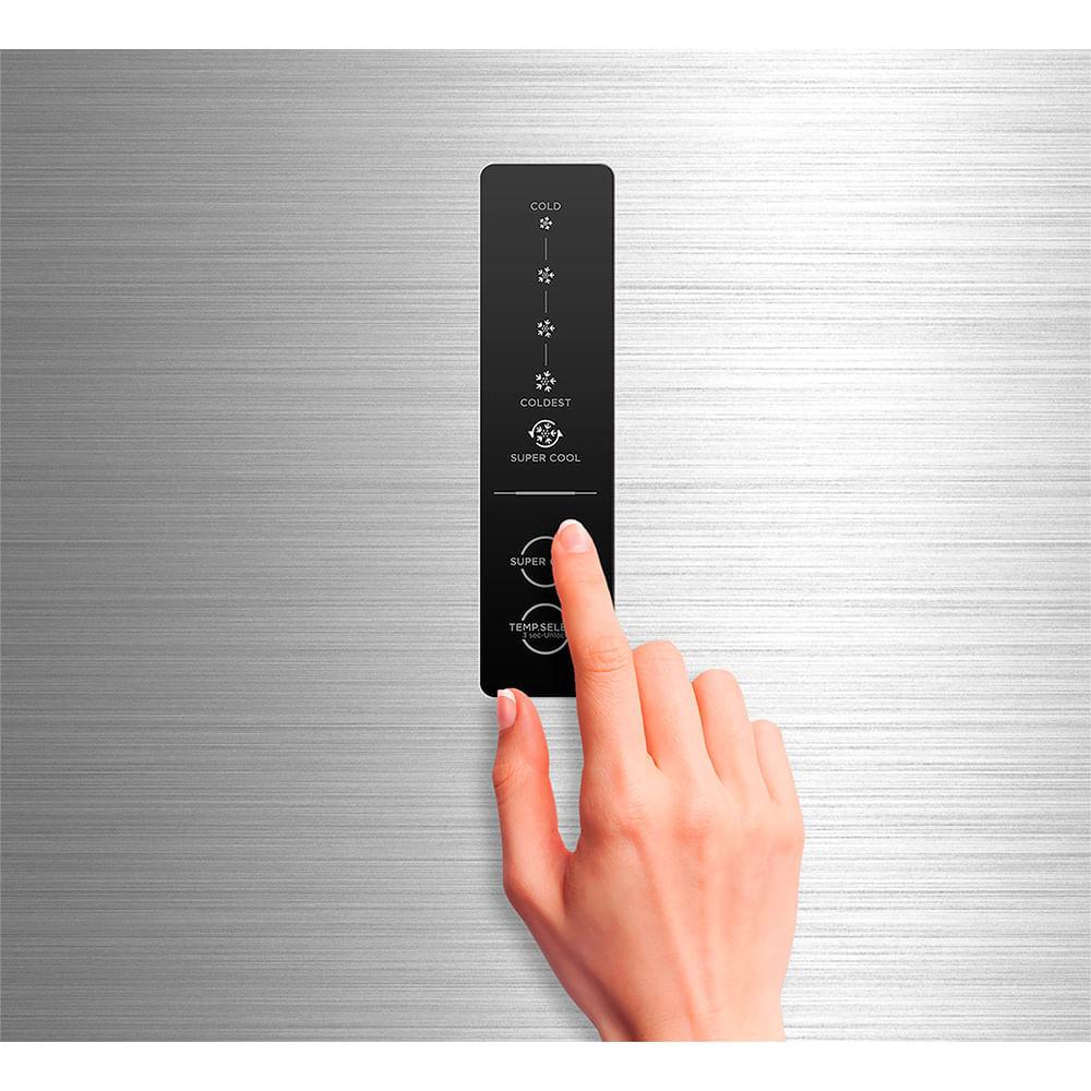 Geladeira Frost Free Duplex 347L Slim cor Inox Midea - 5