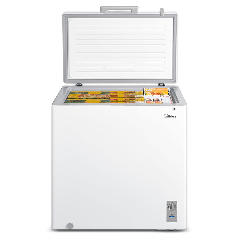 Freezer Horizontal 1 Porta Branco 200L Midea - 4