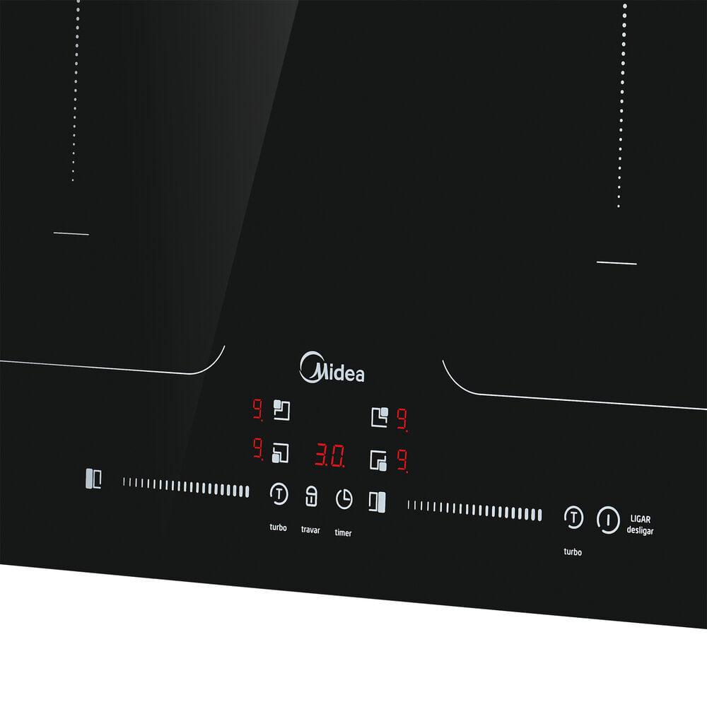 Cooktop 4 Bocas de Indução Dual Freezone Midea - 4