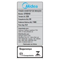 Cooktop 4 Bocas de Indução Dual Freezone Midea - 10