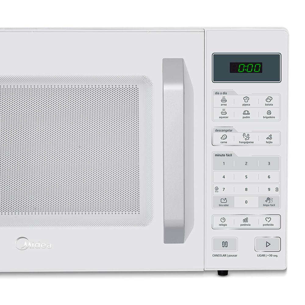 Micro-ondas 35L Branco Porta Branca SmartPlate Midea - 3