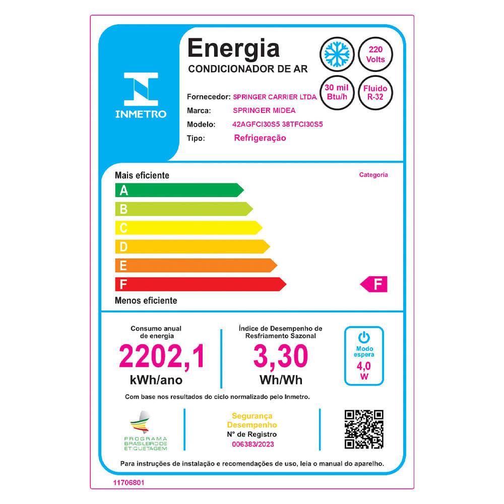 Ar Condicionado Split 30000 BTU AirVolution Frio Midea - 8