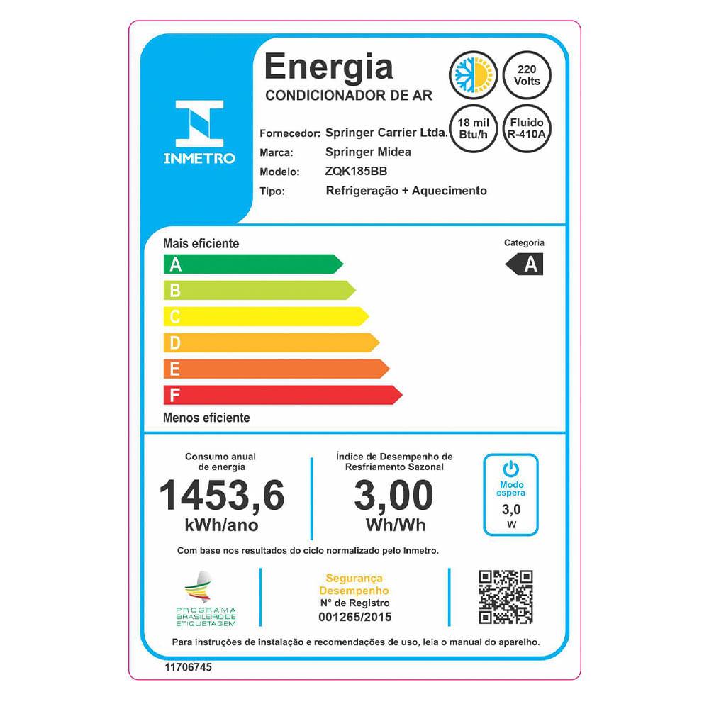 Ar Condicionado Janela 18000 BTU Mecânico Q/F Midea - 2