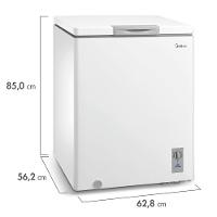 Freezer Horizontal 1 Porta 3 em 1 Branco 145L Midea - 5