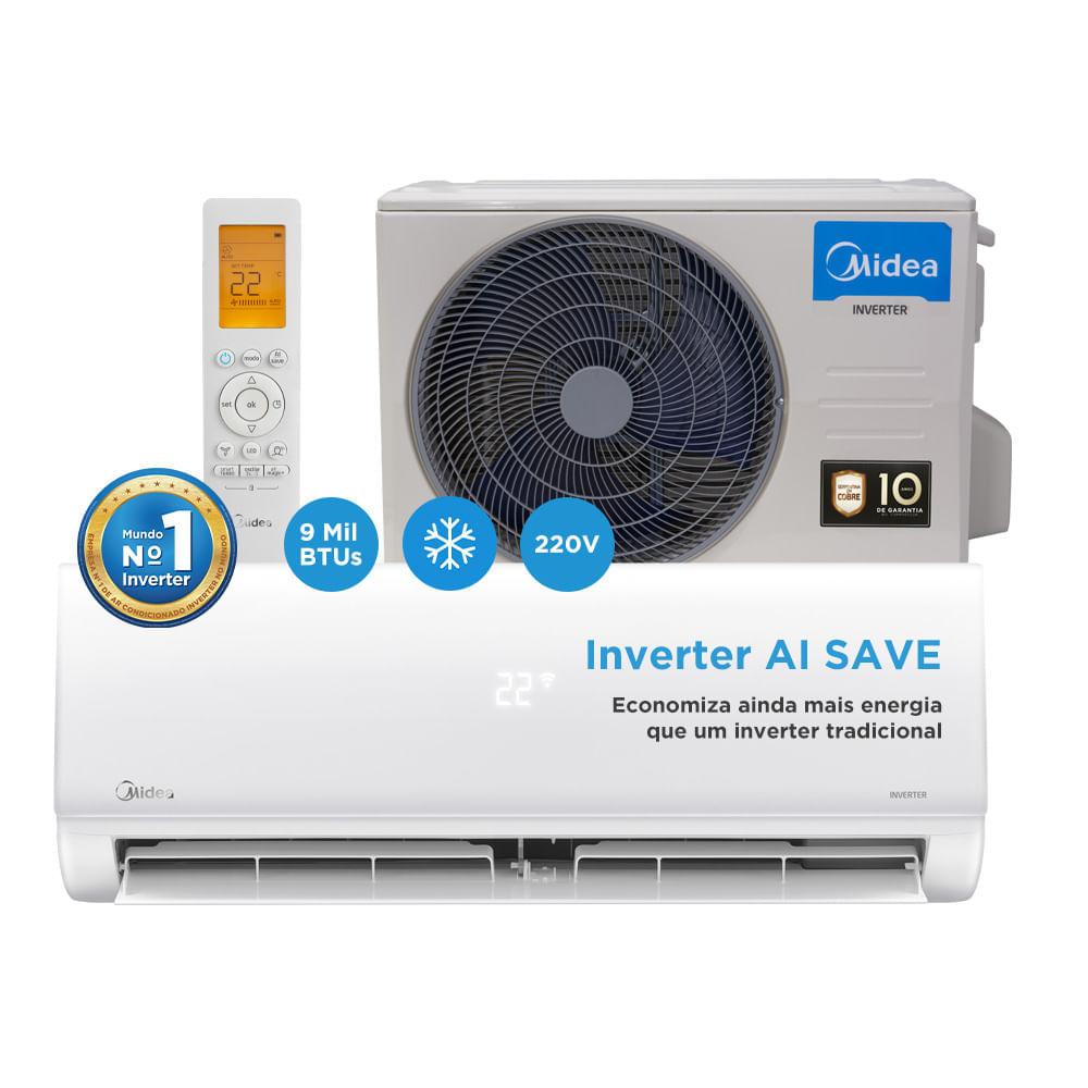 Ar Condicionado Split 9000 BTU Inverter AI XtremeSave Frio Midea - 2
