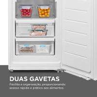 Freezer Vertical 1 Porta 196L 2 em 1 Branco Midea - 6