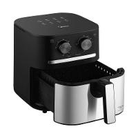Fritadeira Air Fryer 5,5L Cyclone Preto e Inox Midea