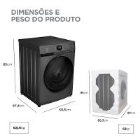 Lava e Seca 11kg Titanium Slim HealthGuard Conectada Midea - 7