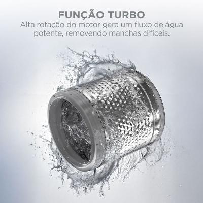 Máquina de Lavar 11kg Titanium Slim HealthGuard Conectada Midea