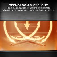 Fritadeira Air Fryer 4,5L Widemax Cyclone Preto e Inox Midea - 7