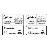 Fritadeira Air Fryer 5,5L Widemax Preto e Inox Midea - 8