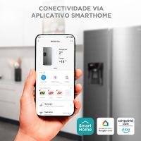Geladeira Side by Side 570L Dispenser Água e Gelo Inverter cor Inox Midea - 2