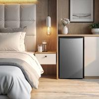 Frigobar 93L Cor inox Inverter Bivolt Midea - 1