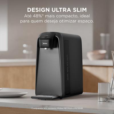Purificador de Água SlimPure Cinza Bivolt Midea