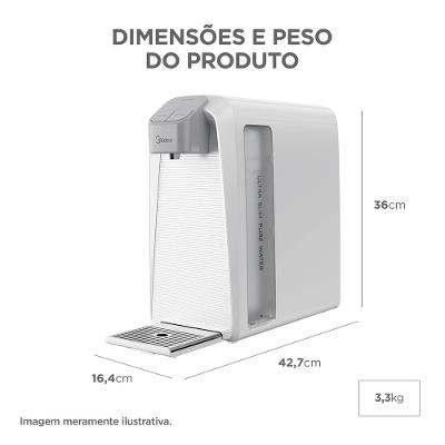 Purificador de Água SlimPure Branco Bivolt Midea