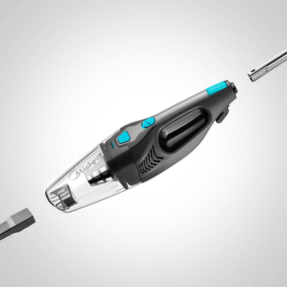 Aspirador de Pó Vertical 2 em 1 Preto e Azul Midea - 4