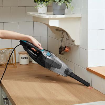 Aspirador de Pó Vertical 2 em 1 Preto e Azul Midea