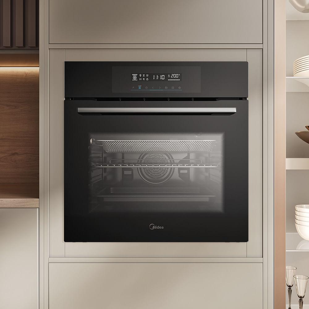 Forno Elétrico de Embutir 80L Touch com Air fryer Midea - 4