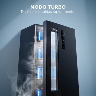 Cervejeira Preta Frost Free 82 Litros Midea