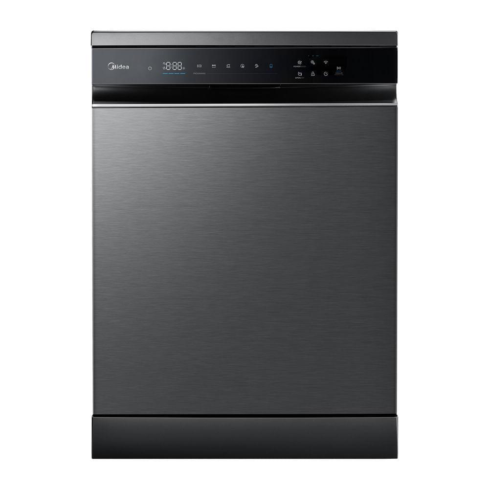 Lava Louças 14 Serviços Black Inox SmartHome Midea - 1