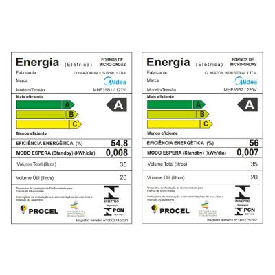 Micro-ondas 35L Branco MasterCook Midea