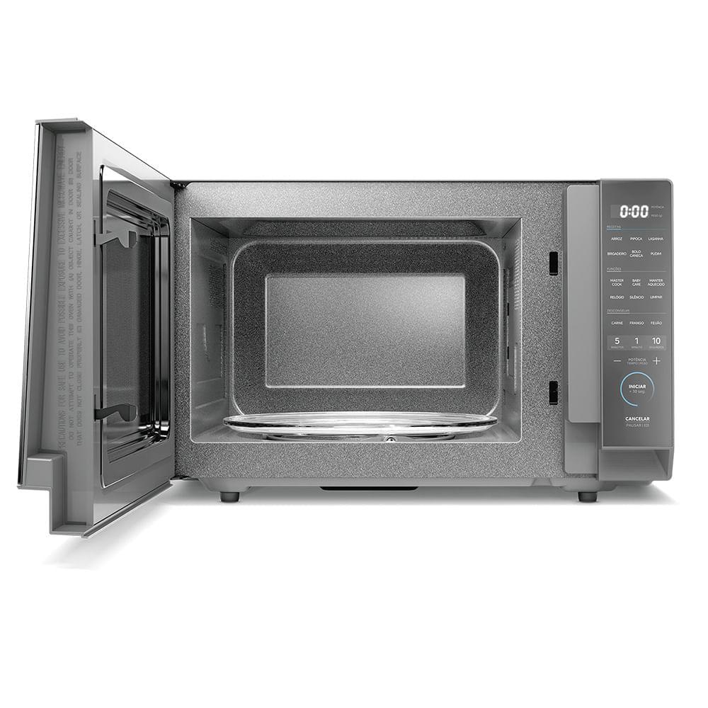 Micro-ondas 35L Prata Porta Espelhada MasterCook Midea - 2