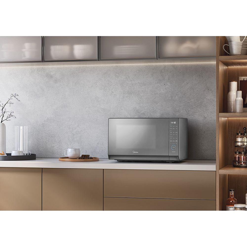 Micro-ondas 35L Prata Porta Espelhada MasterCook Midea - 5