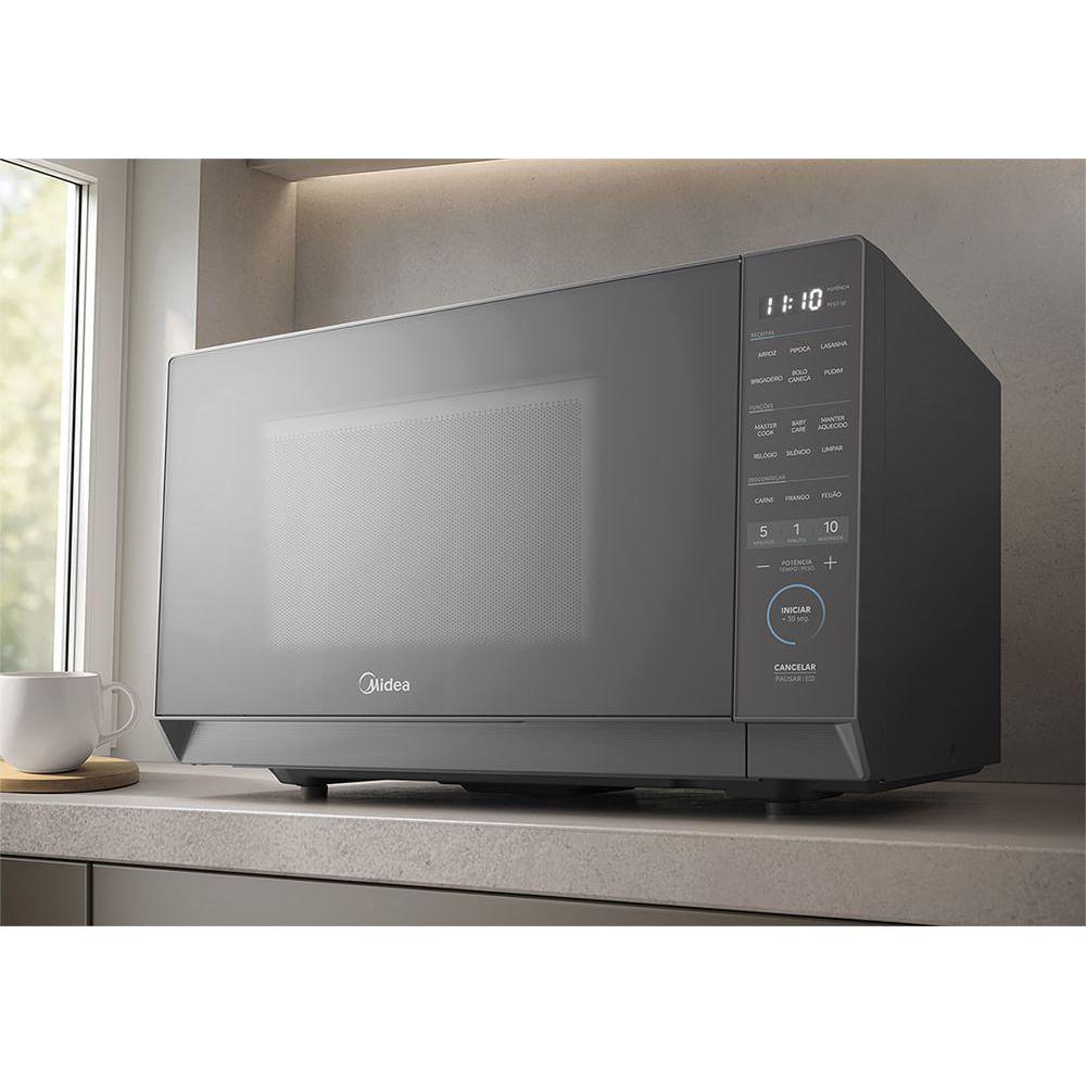 Micro-ondas 35L Prata Porta Espelhada MasterCook Midea - 8