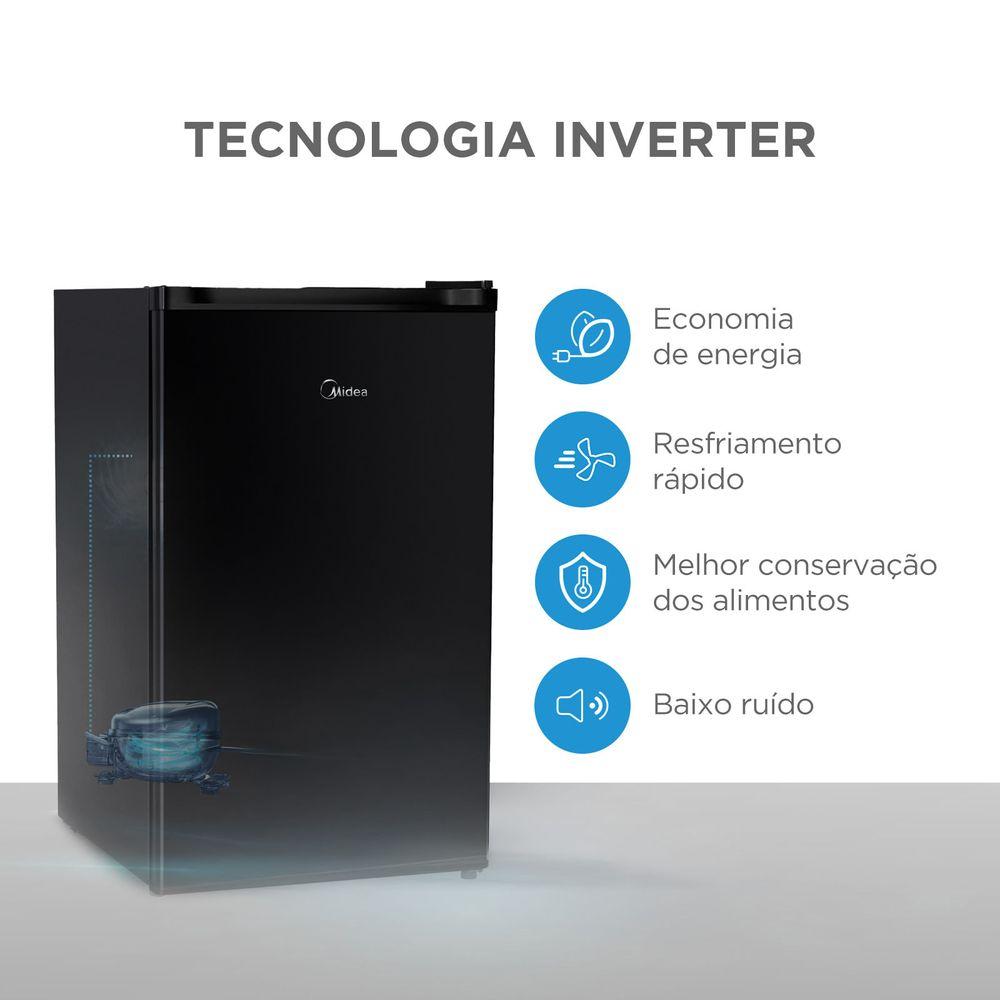 Frigobar 124 Litros Black Edition Inverter Bivolt Midea - 5