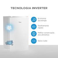 Frigobar Branco 124 Litros Inverter Bivolt Midea - 9