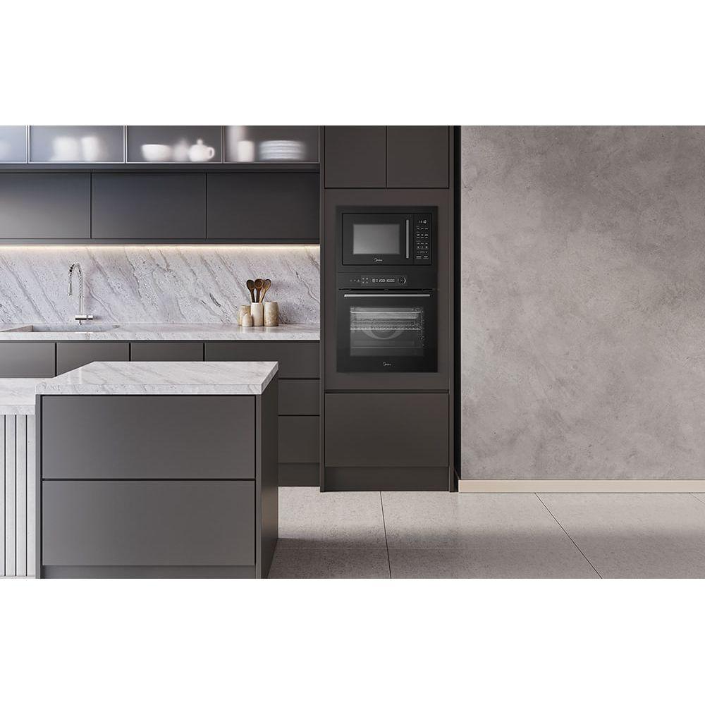 Forno Elétrico de Embutir 80L Touch Smart com Air fryer Midea - 4