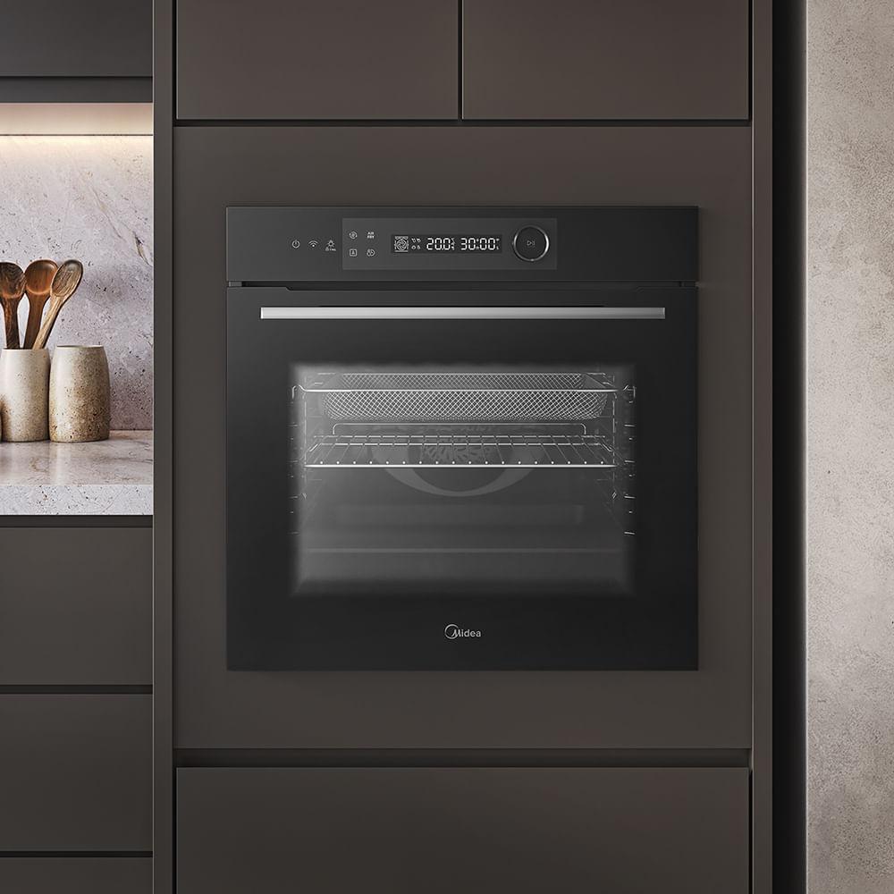 Forno Elétrico de Embutir 80L Touch Smart com Air fryer Midea - 5